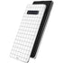 White Grid Galaxy S10 Skin