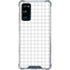 White Grid Galaxy S20 FE Clear Case
