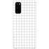White Grid Galaxy S20 Lite Case