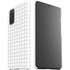 White Grid Galaxy S20 Lite Case