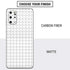 White Grid Galaxy S20 Plus Skin
