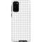 White Grid Galaxy S20 Pro Case