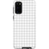 White Grid Galaxy S20 Pro Case