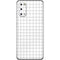 White Grid Galaxy S20 Skin