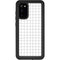 White Grid Galaxy S20 Waterproof Case