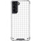 White Grid Galaxy S21 5G Clear Case