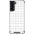 White Grid Galaxy S21 5G Clear Case