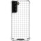 White Grid Galaxy S21 Plus 5G Clear Case