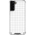 White Grid Galaxy S21 Plus 5G Clear Case