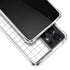 White Grid Galaxy S21 Ultra 5G Clear Case