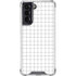 White Grid Galaxy S22 Clear Case