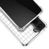 White Grid Galaxy S22 Clear Case