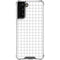 White Grid Galaxy S22 Plus Clear Case