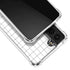 White Grid Galaxy S22 Plus Clear Case