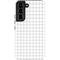 White Grid Galaxy S22 Pro Case