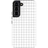 White Grid Galaxy S22 Pro Case