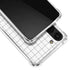 White Grid Galaxy S23 Clear Case