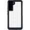 White Grid Galaxy S23 Plus Waterproof Case
