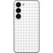 White Grid Galaxy S23 Skin