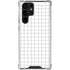 White Grid Galaxy S24 Ultra Clear Case