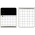 White Grid Galaxy Z Flip3 5G Skin