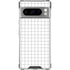 White Grid Google Pixel 8 Pro Clear Case
