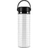 White Grid Hydro Flask 20oz Wide Mouth Skin