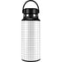 White Grid Hydro Flask 32oz Wide Mouth Skin