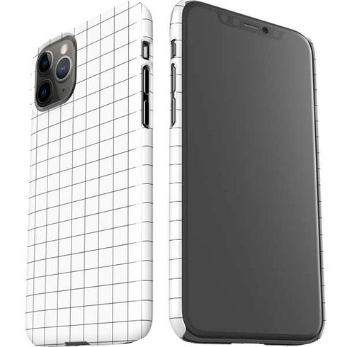 White Grid iPhone 11 Pro Lite Case