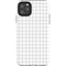 White Grid iPhone 11 Pro Max Impact Case