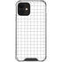 White Grid iPhone 12 Clear Case