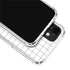 White Grid iPhone 12 Clear Case