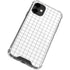 White Grid iPhone 12 Clear Case