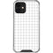 White Grid iPhone 12 Mini Clear Case