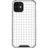 White Grid iPhone 12 Mini Clear Case