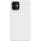 White Grid iPhone 12 Mini Lite Case