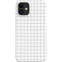White Grid iPhone 12 Mini Lite Case