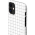 White Grid iPhone 12 Mini Lite Case