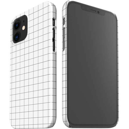 White Grid iPhone 12 Mini Lite Case