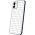 White Grid iPhone 12 Mini Skin