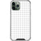 White Grid iPhone 12 Pro Max Clear Case