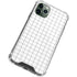 White Grid iPhone 12 Pro Max Clear Case