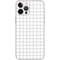 White Grid iPhone 12 Pro Max Skin
