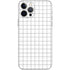 White Grid iPhone 12 Pro Skin