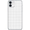 White Grid iPhone 12 Skin