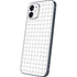 White Grid iPhone 12 Skin