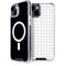 White Grid iPhone 13 MagSafe Case