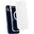 White Grid iPhone 13 MagSafe Case