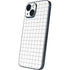 White Grid iPhone 13 Mini Skin