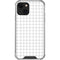 White Grid iPhone 14 Plus Clear Case